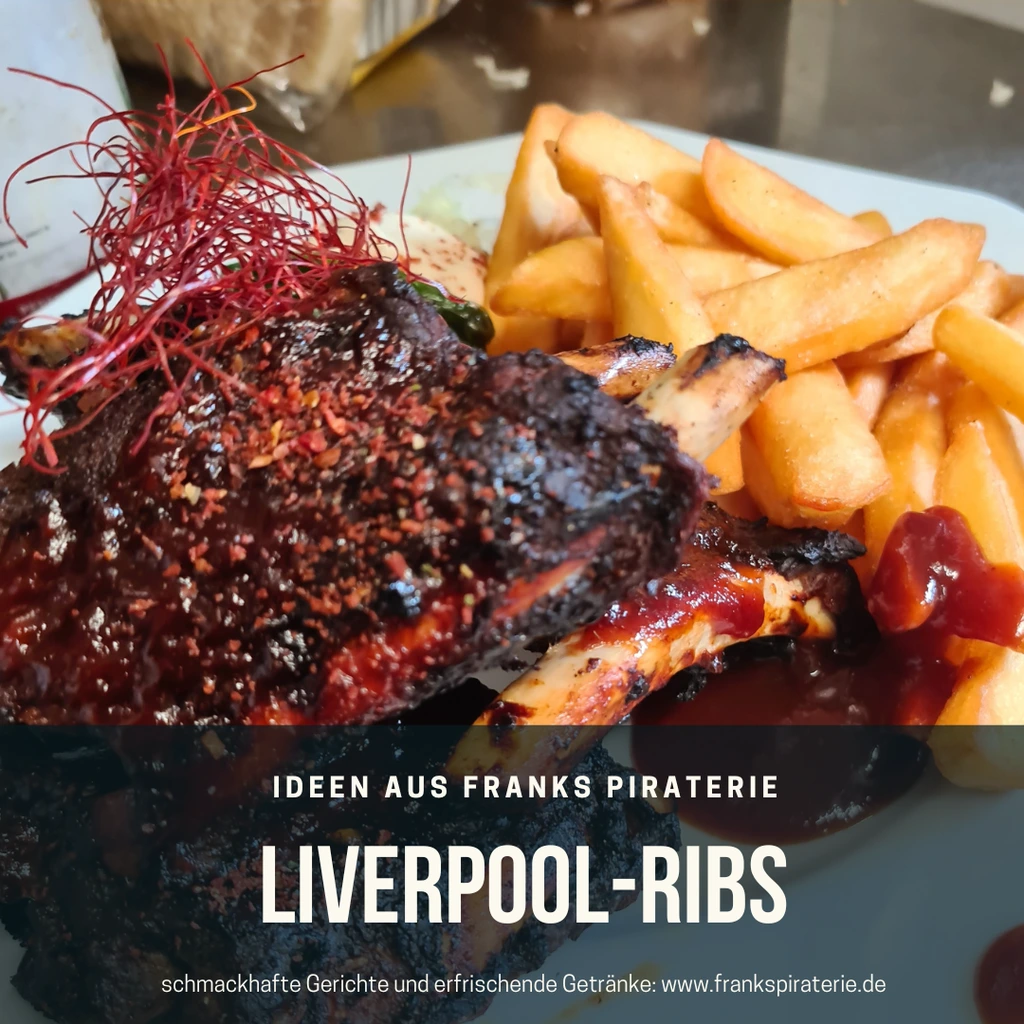 saftige Liverpool-Ribs - aus der Domfestspiel-Karte in Franks Piraterie